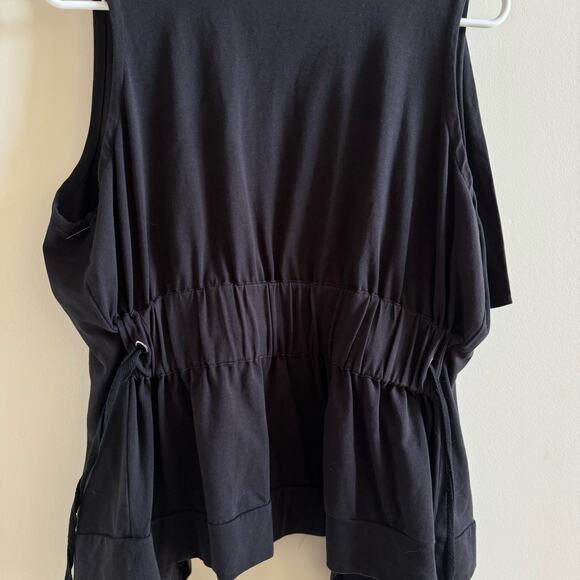 Talia Made In Peru Vest Ladies 0/S One Size Ruche Back Sleeveless Drawstring - Picture 10 of 11